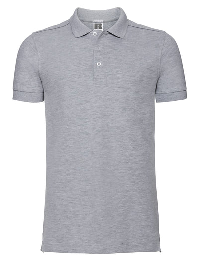 566M Russell Mens Fitted Stretch Polo