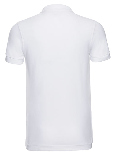 566M Russell Mens Fitted Stretch Polo