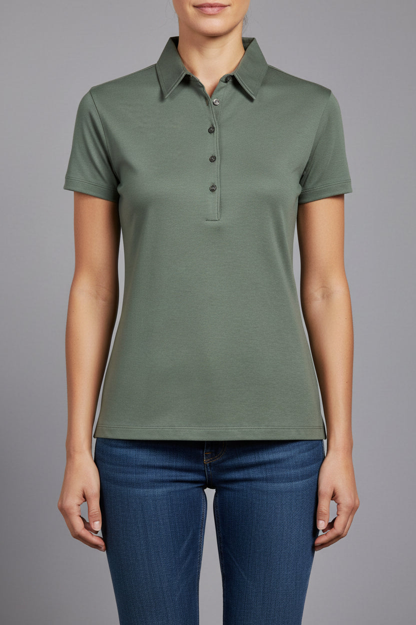 Tee Jays Ladies Pima Cotton Polo
