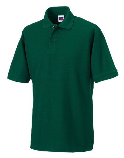 599M Russell Hardwearing Polycotton Polo