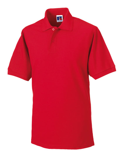 599M Russell Hardwearing Polycotton Polo