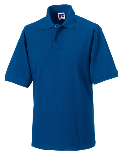 599M Russell Hardwearing Polycotton Polo