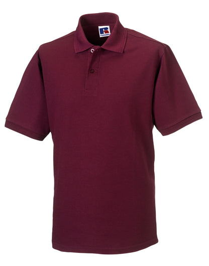599M Russell Hardwearing Polycotton Polo