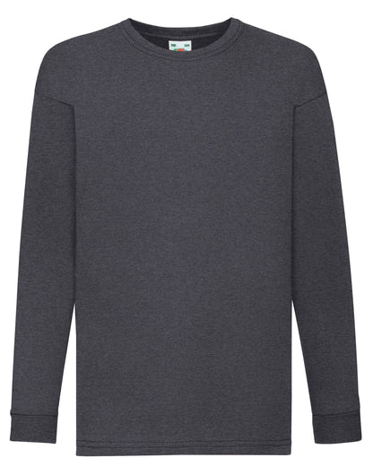 61007 FOTL Kids Valueweight Long Sleeve T