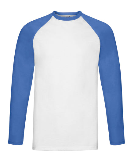 61028 FOTL Mens Valueweight LS Baseball T