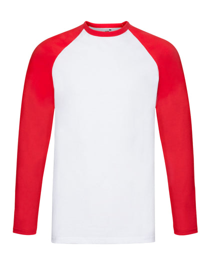 61028 FOTL Mens Valueweight LS Baseball T