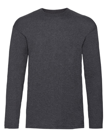 61038 FOTL Mens Valueweight Long Sleeve T