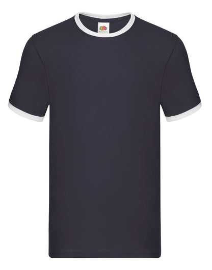 61168 FOTL Mens Valueweight Ringer T