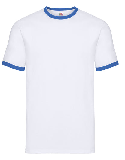 61168 FOTL Mens Valueweight Ringer T