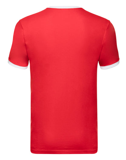 61168 FOTL Mens Valueweight Ringer T