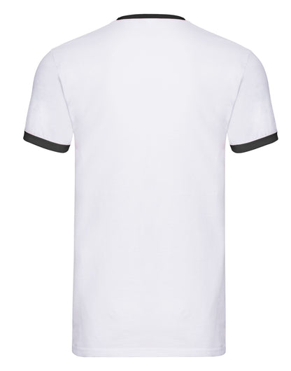 61168 FOTL Mens Valueweight Ringer T