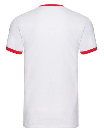 61168 FOTL Mens Valueweight Ringer T
