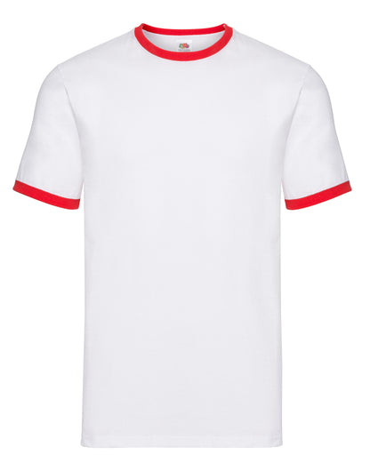 61168 FOTL Mens Valueweight Ringer T