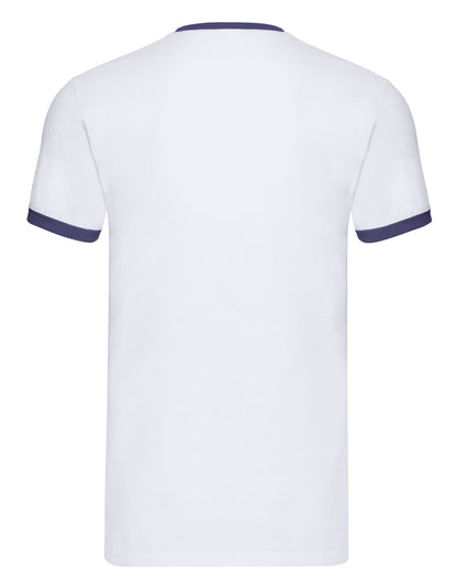 61168 FOTL Mens Valueweight Ringer T
