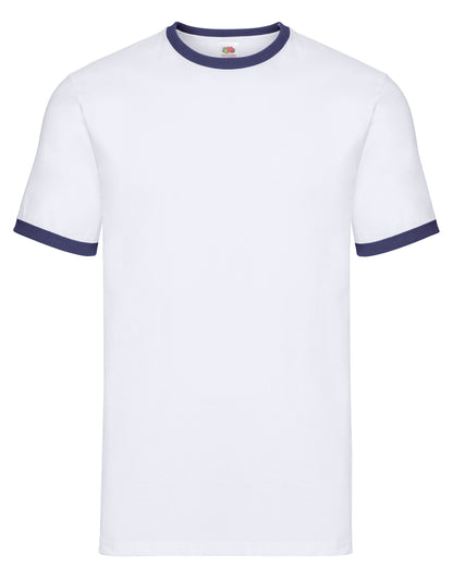 61168 FOTL Mens Valueweight Ringer T