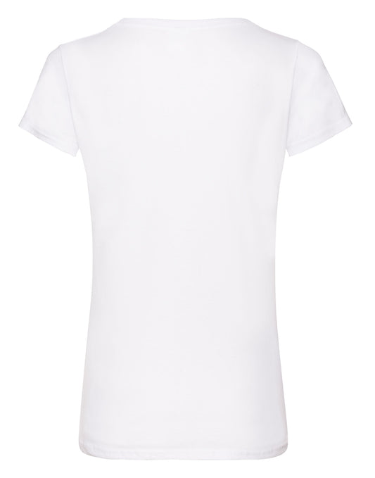 61398 FOTL Ladies Valueweight V Neck T