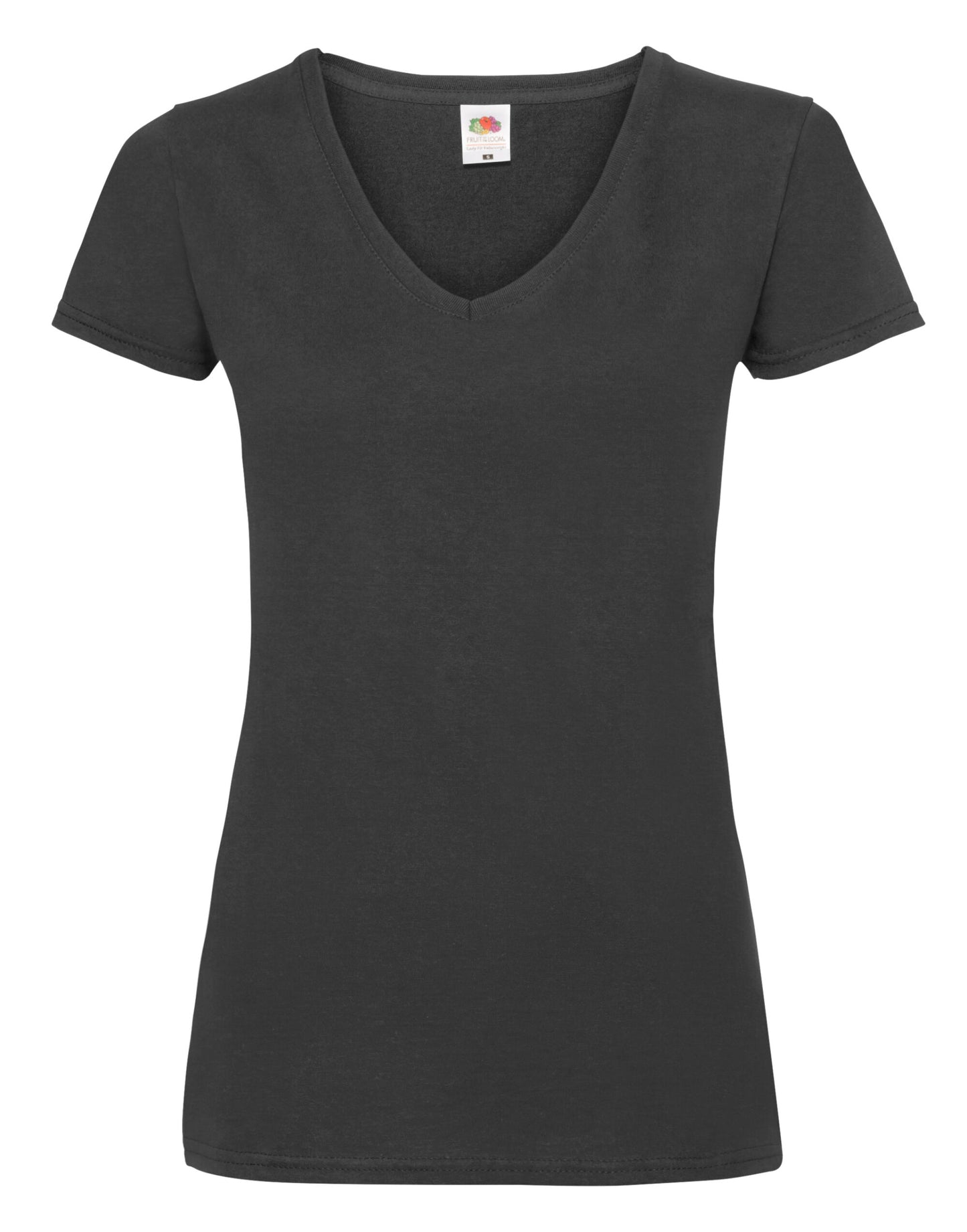 61398 FOTL Ladies Valueweight V Neck T