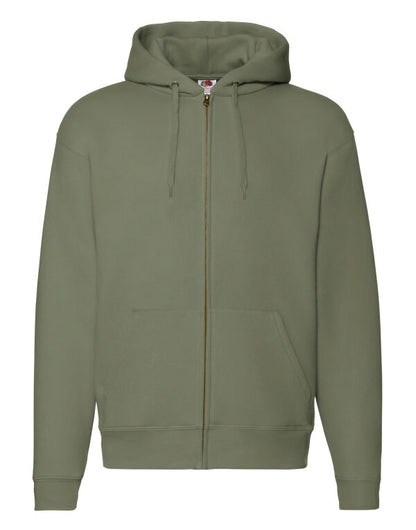62034 FOTL Mens Premium Hooded Sweat Jkt