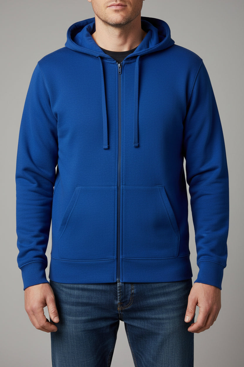 62062 FOTL Mens Classic Hooded Sweat Jacket