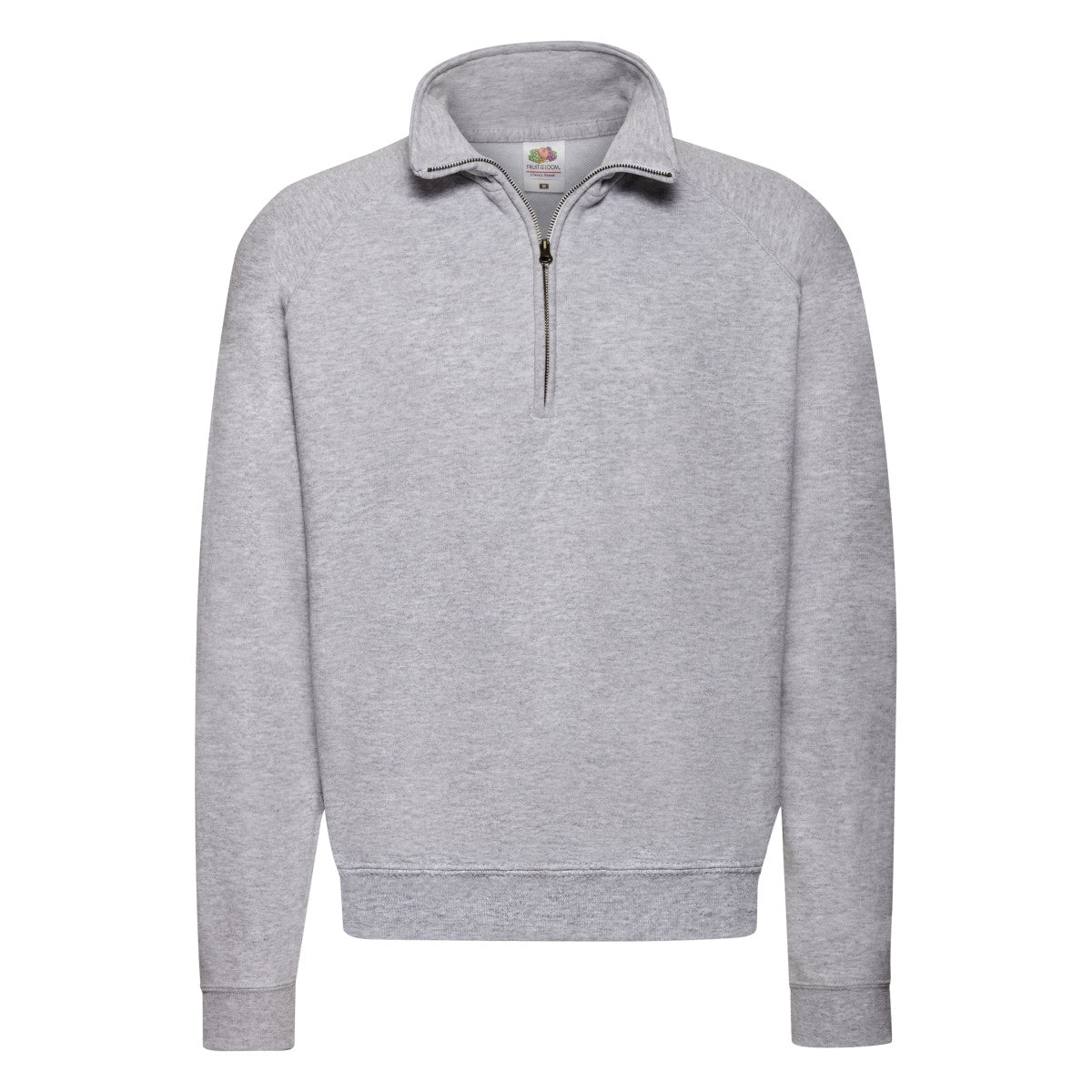 62114 FOTL Mens Classic Zip Neck Sweat