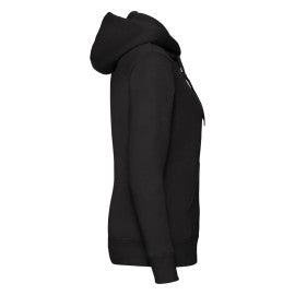 62118 FOTL Ladies Premium Hooded Sweat Jkt