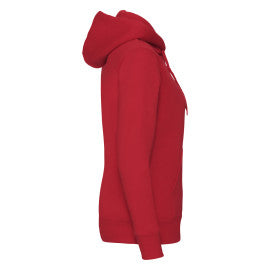 62118 FOTL Ladies Premium Hooded Sweat Jkt