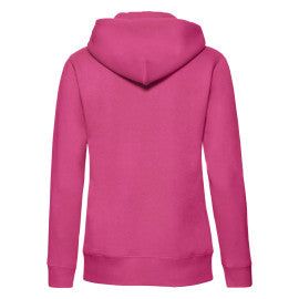 62118 FOTL Ladies Premium Hooded Sweat Jkt