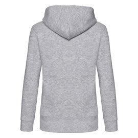 62118 FOTL Ladies Premium Hooded Sweat Jkt