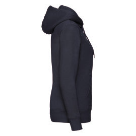 62118 FOTL Ladies Premium Hooded Sweat Jkt