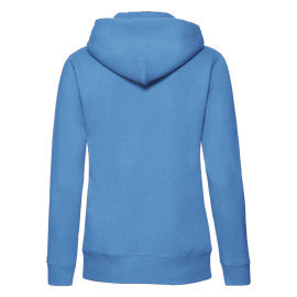 62118 FOTL Ladies Premium Hooded Sweat Jkt