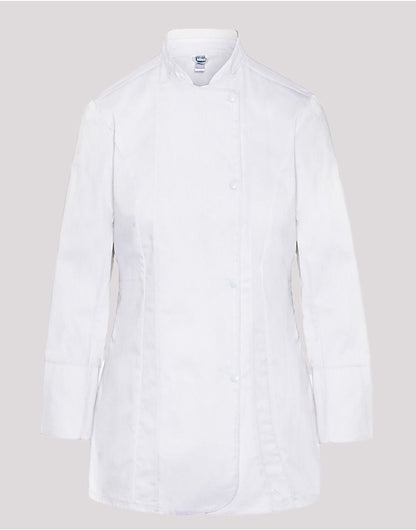 Dennys Ladies' LS Fitted Chef's Jacket