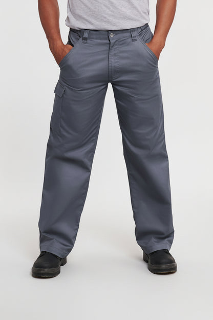 001MR Russell Polycotton Twill Trousers (Reg)