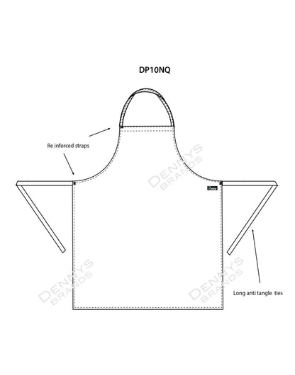 Dennys Low Cost Bib Apron Without Pocket