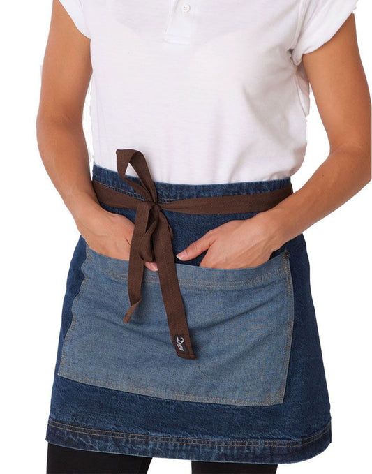 Dennys Denim Waist Apron Contrast Pocket