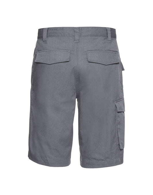 002M Russell Polycotton Twill Shorts