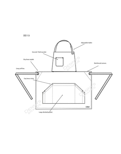 Denny's Le Chef Prep Utility Apron