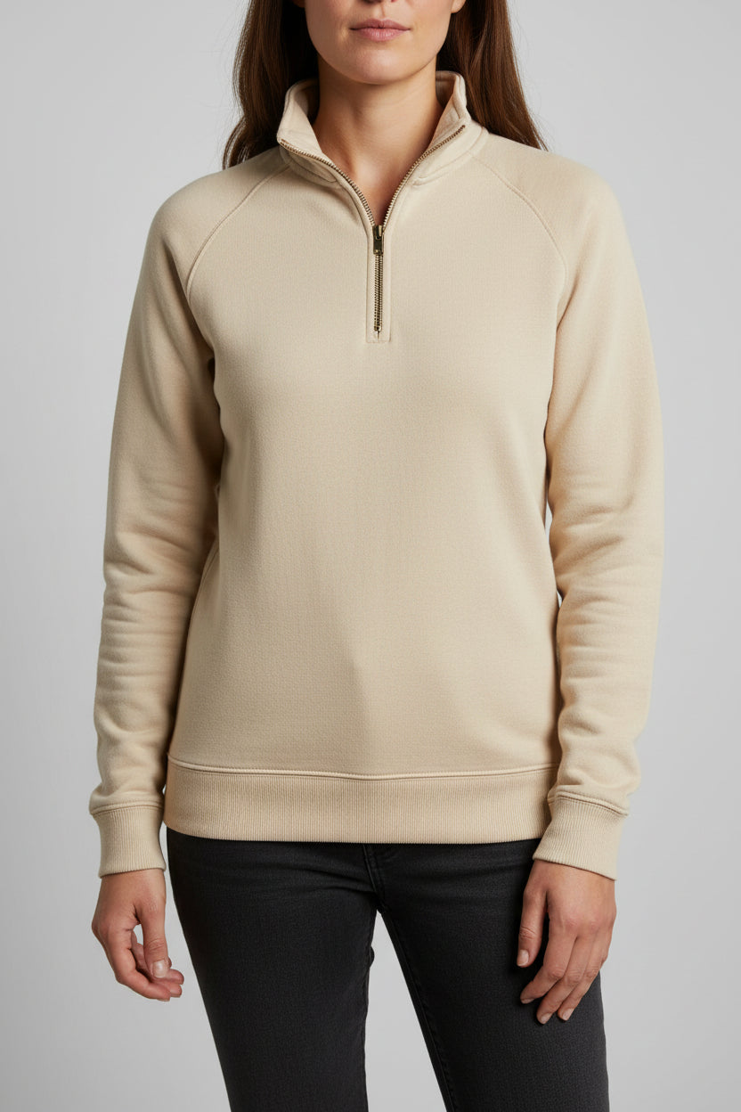 62288 FOTL Iconic Premium Zip Neck Sweat