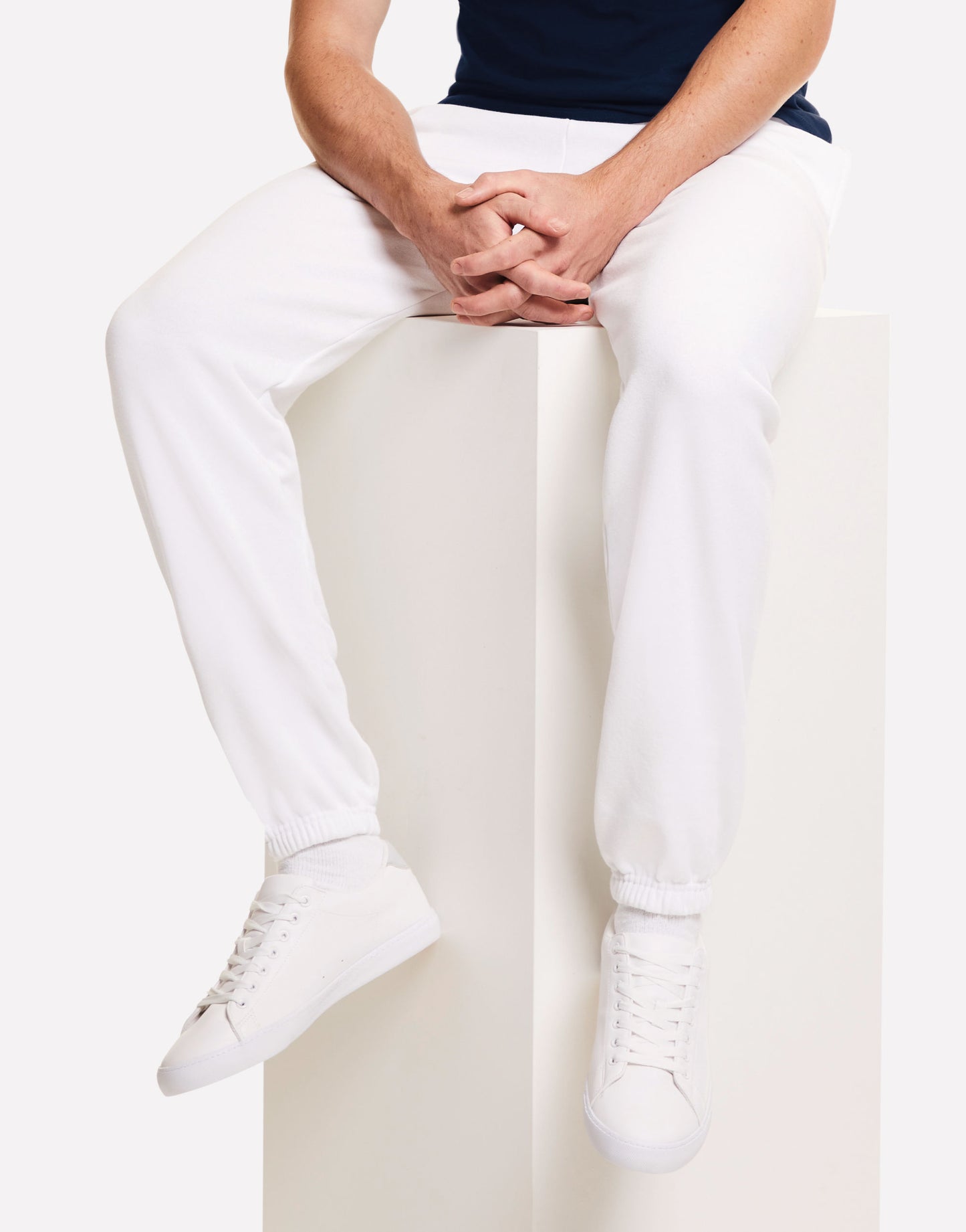 64026 FOTL Mens Classic Elastic Cuff Jog Pants