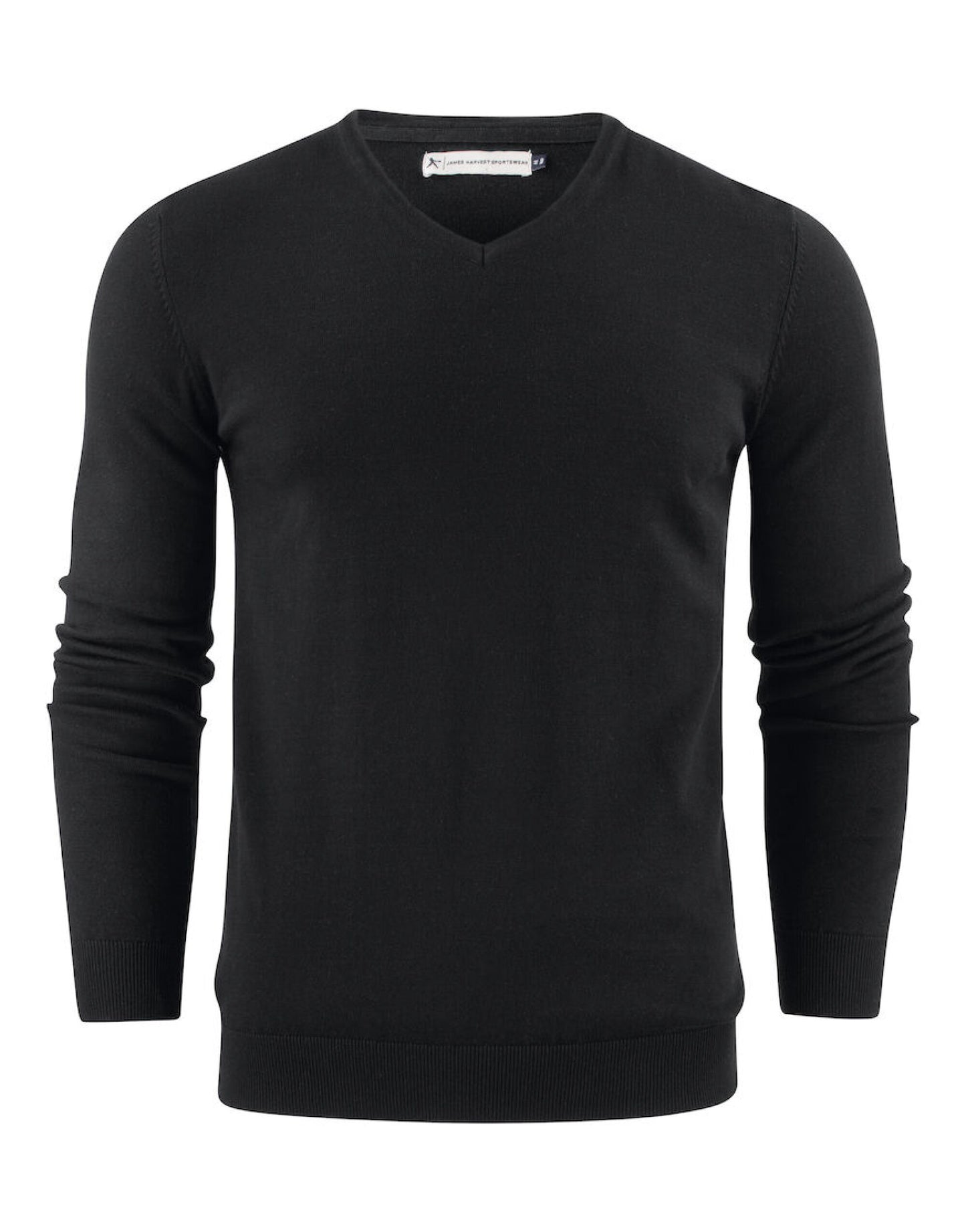 James Harvest Ashland V-Neck Knit Sweat