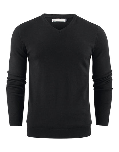 James Harvest Ashland V-Neck Knit Sweat
