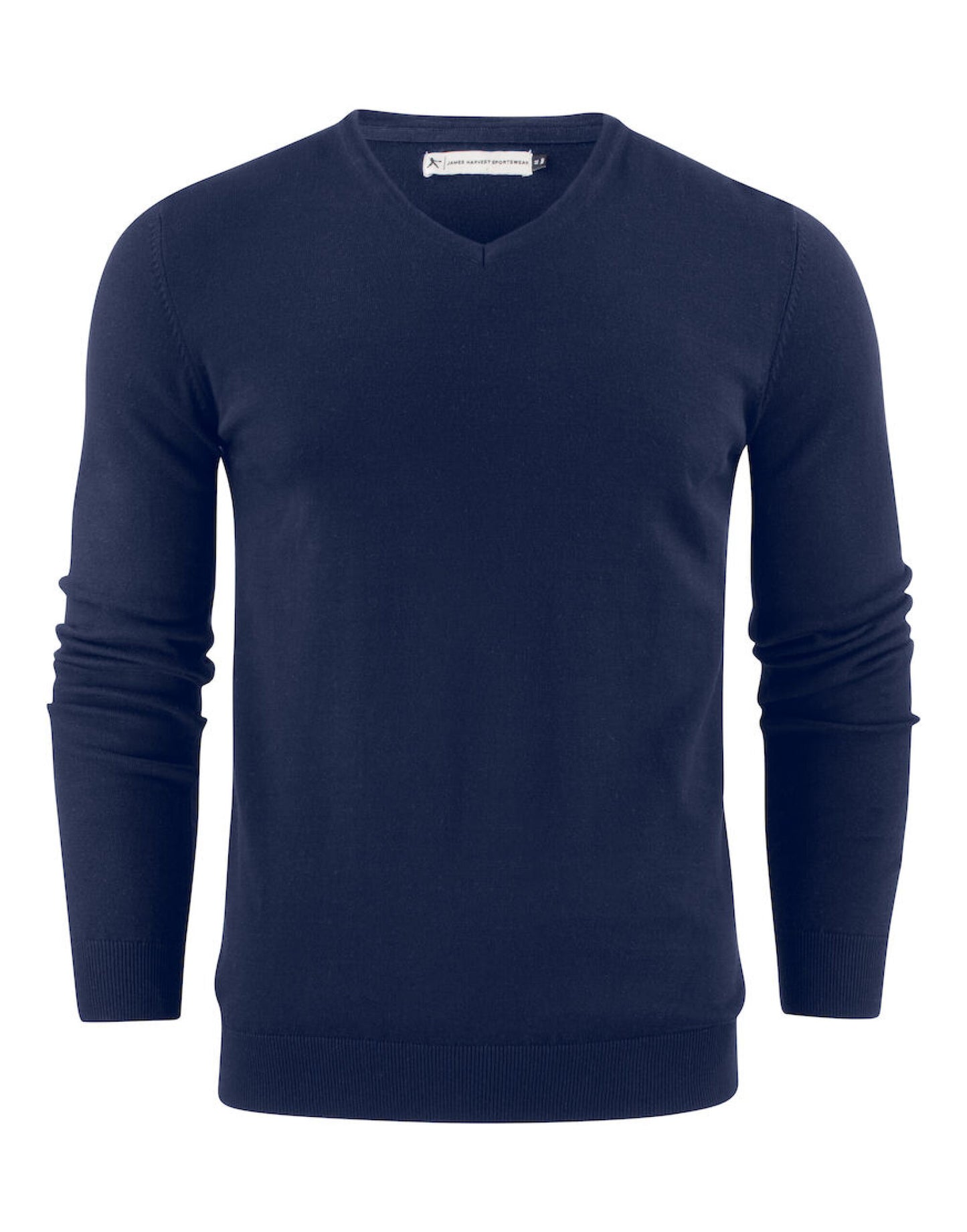 James Harvest Ashland V-Neck Knit Sweat