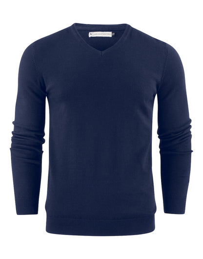 James Harvest Ashland V-Neck Knit Sweat