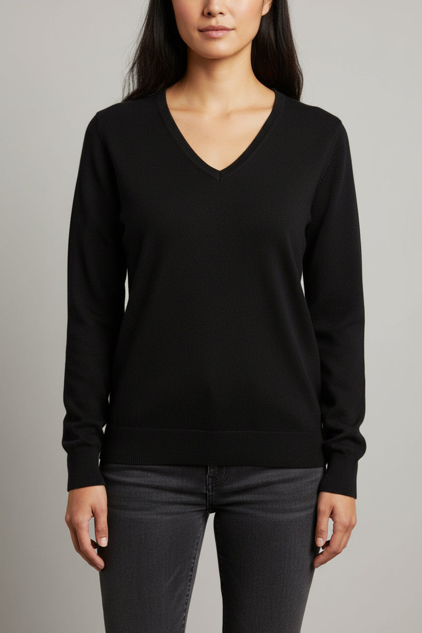James Harvest Ashland V-Neck Ladies Knit