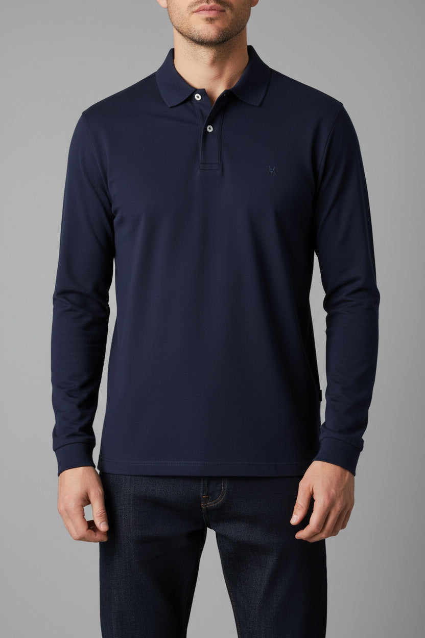 Tee Jays Pima Cotton Long Sleeve Polo