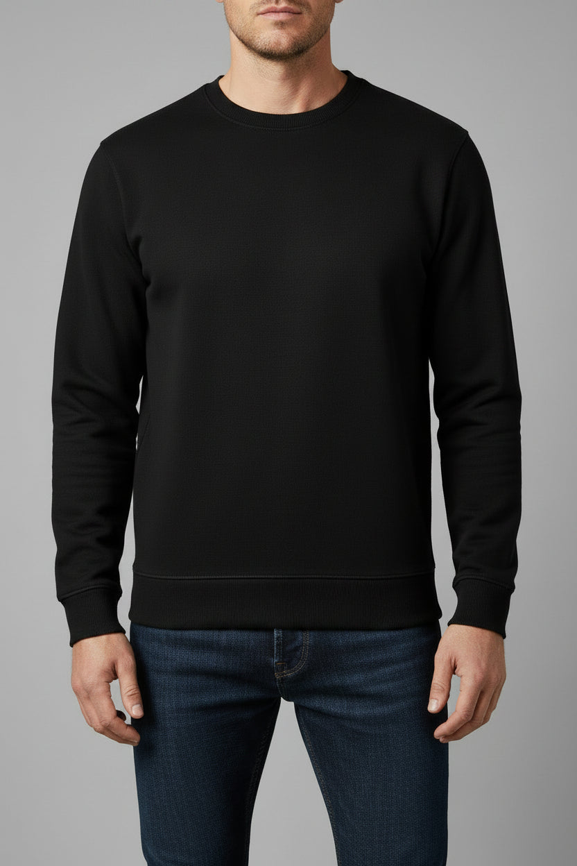 TJ5504 Tee Jays Ribbed Interlock Crewneck