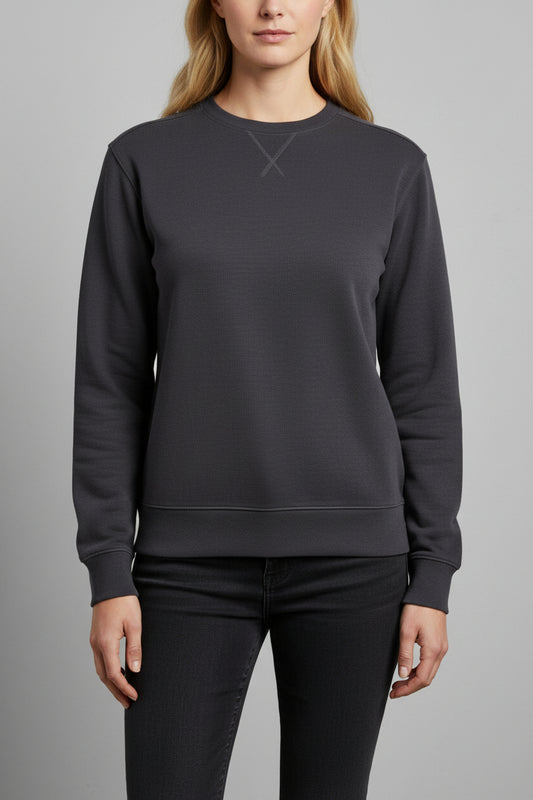 TJ5504 Tee Jays Ribbed Interlock Crewneck