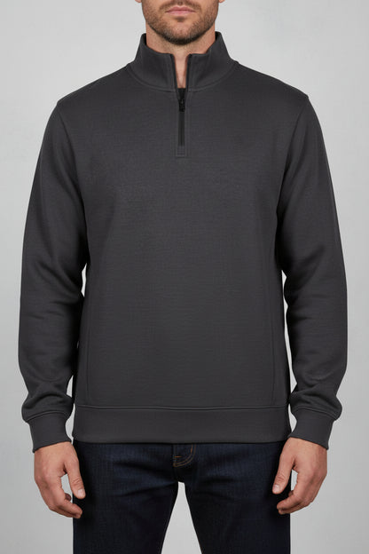 TJ5506 Tee Jays Ribbed Interlock Half Zip