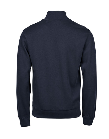 TJ5506 Tee Jays Ribbed Interlock Half Zip