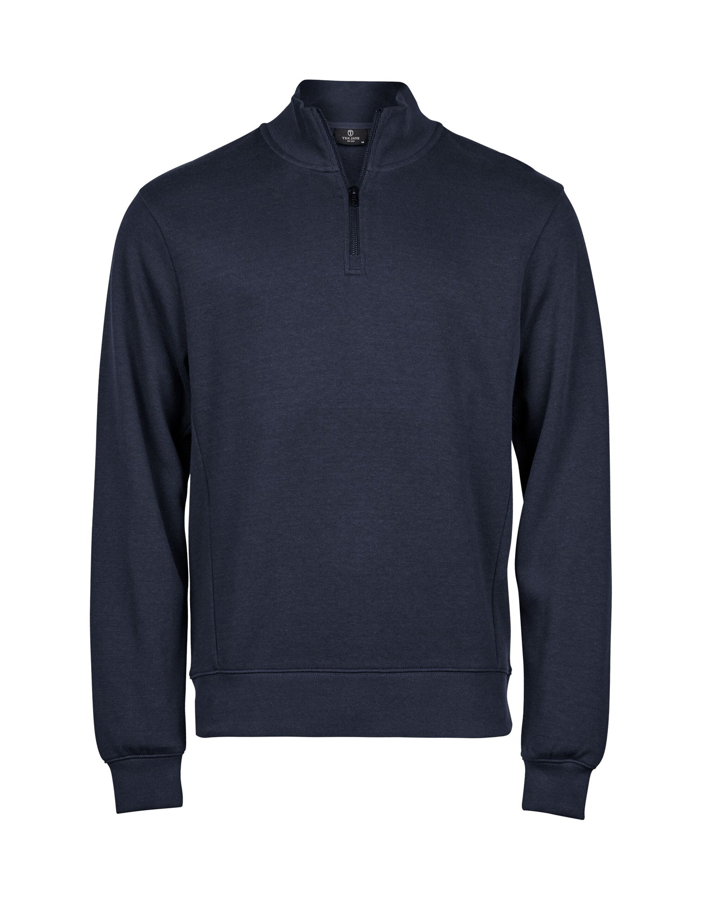 TJ5506 Tee Jays Ribbed Interlock Half Zip