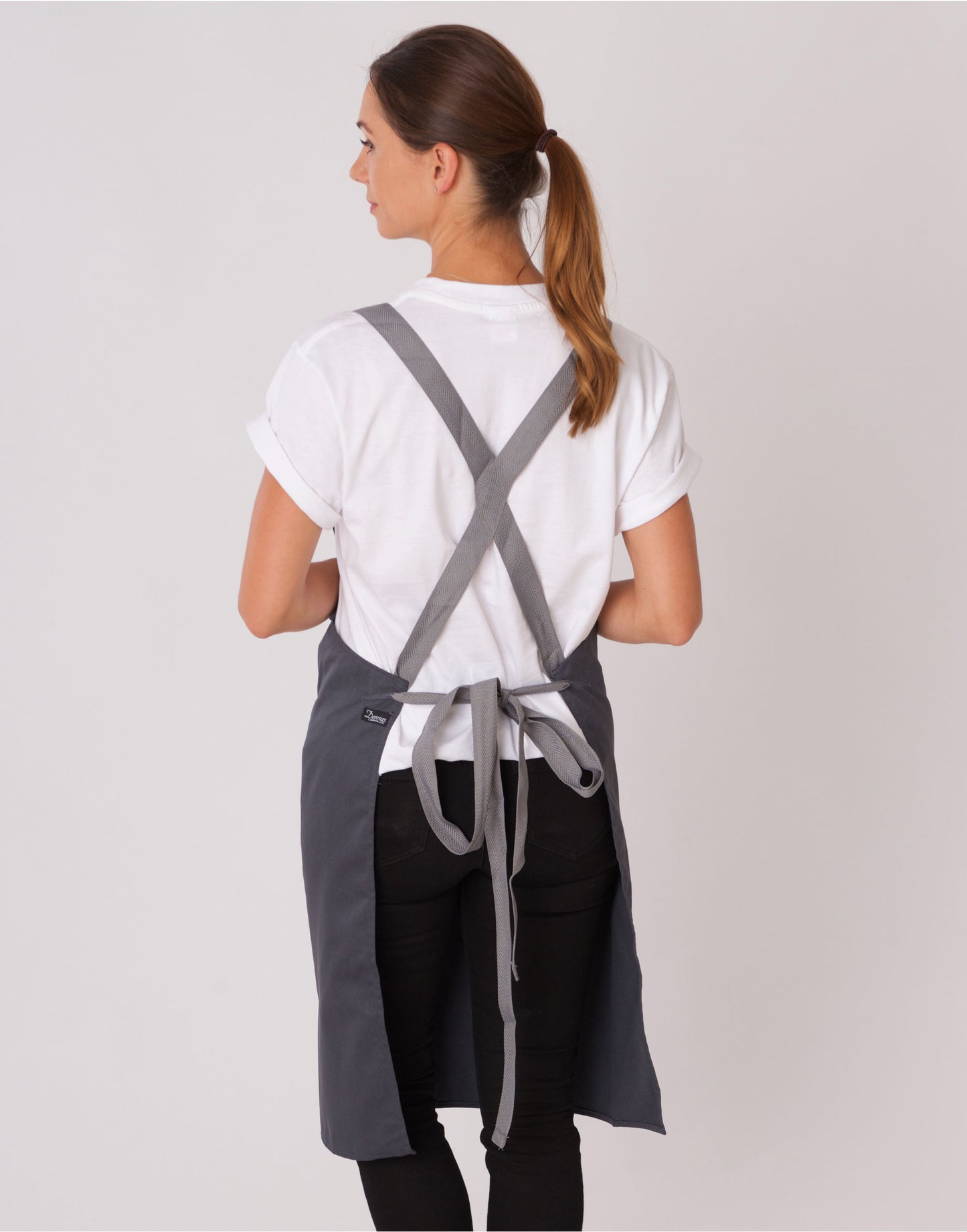 Dennys Cross Back Bib Apron